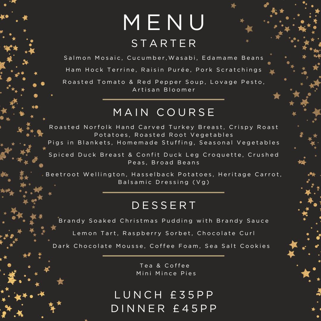 Christmas menu